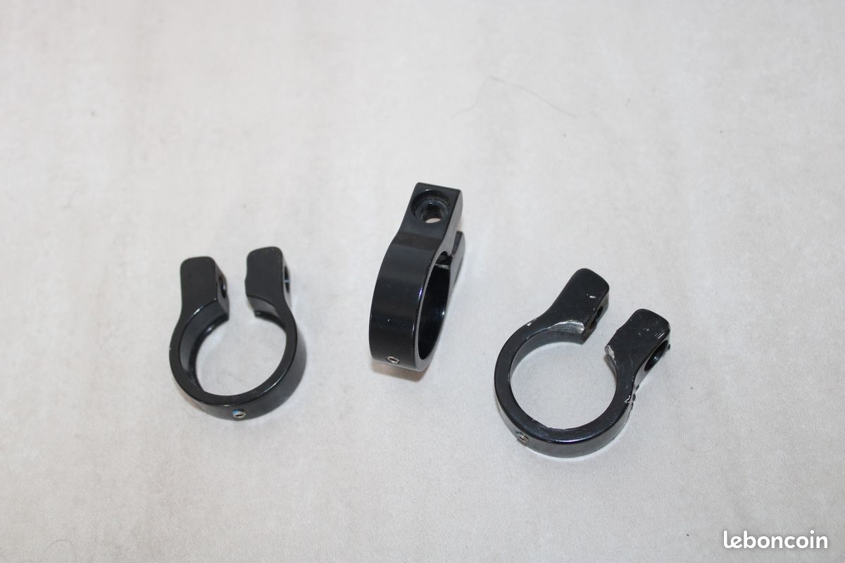 Lot 3 serrages de selle en 32 mm ancien occasion collection (image 2)