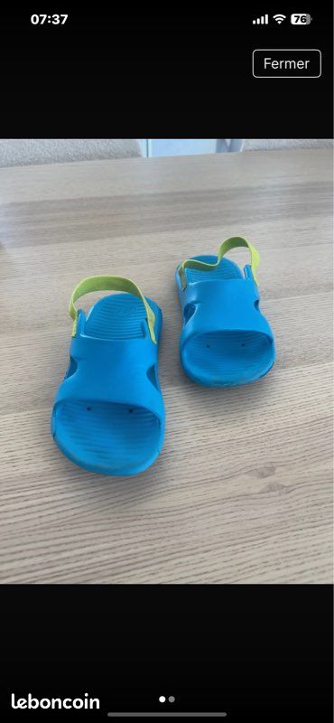 Claquette piscine/mer enfant (image 1)