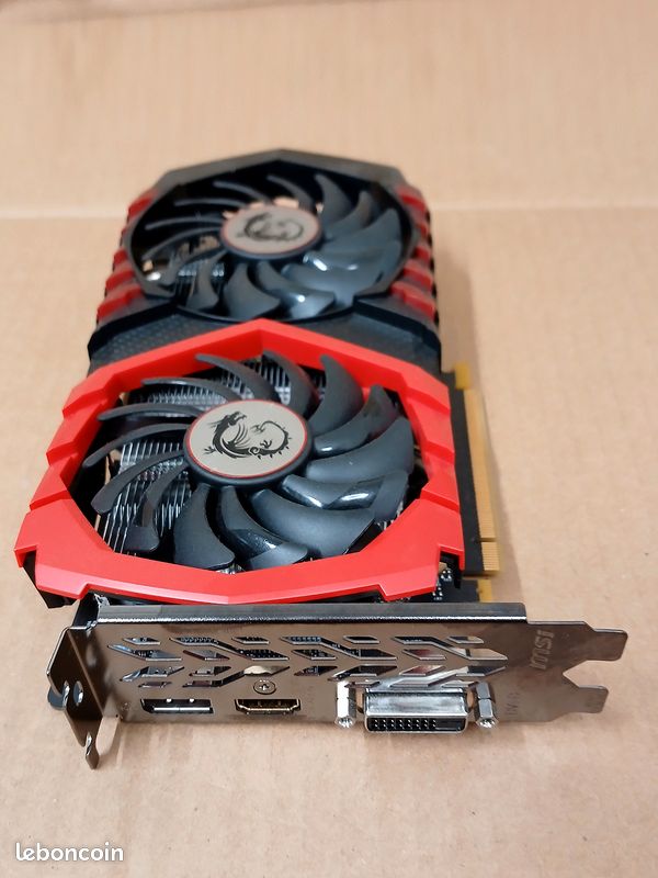 Carte graphique MSI GTX 1050 GAMIN X 2GB (image 3)