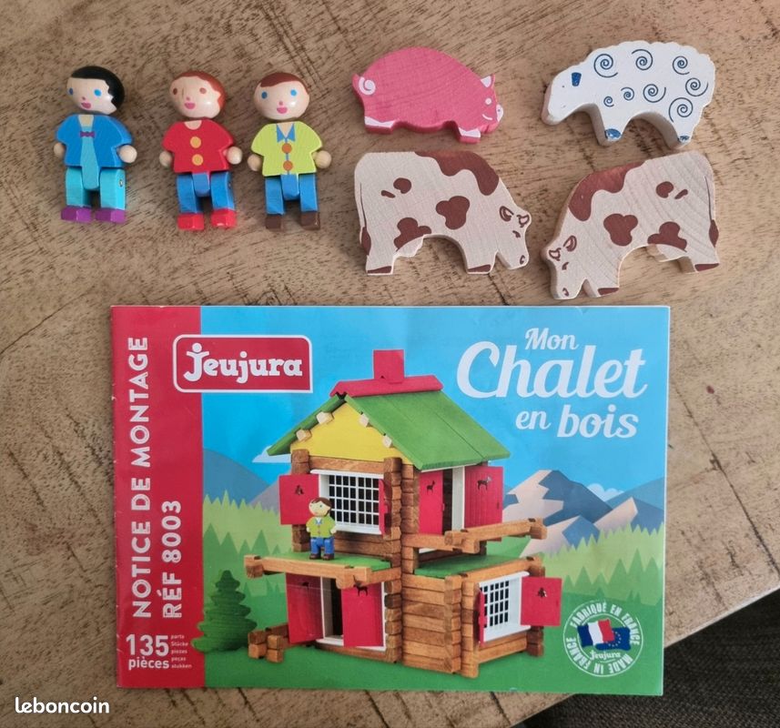 Jeu construction Mon chalet en bois Jeujura (image 4)