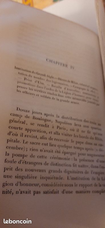 LIVRE : la légion d'honneur par Alex Mazas 1854 (image 4)