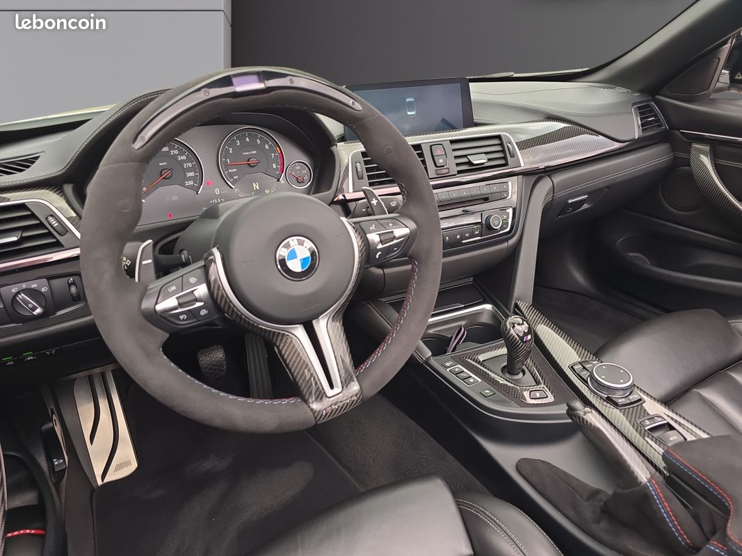 BMW SERIE 4 F83 M4 PACK COMPETITION DKG7 Cabriolet - 3.0i 450Ch - Garantie 12 mois (image 10)