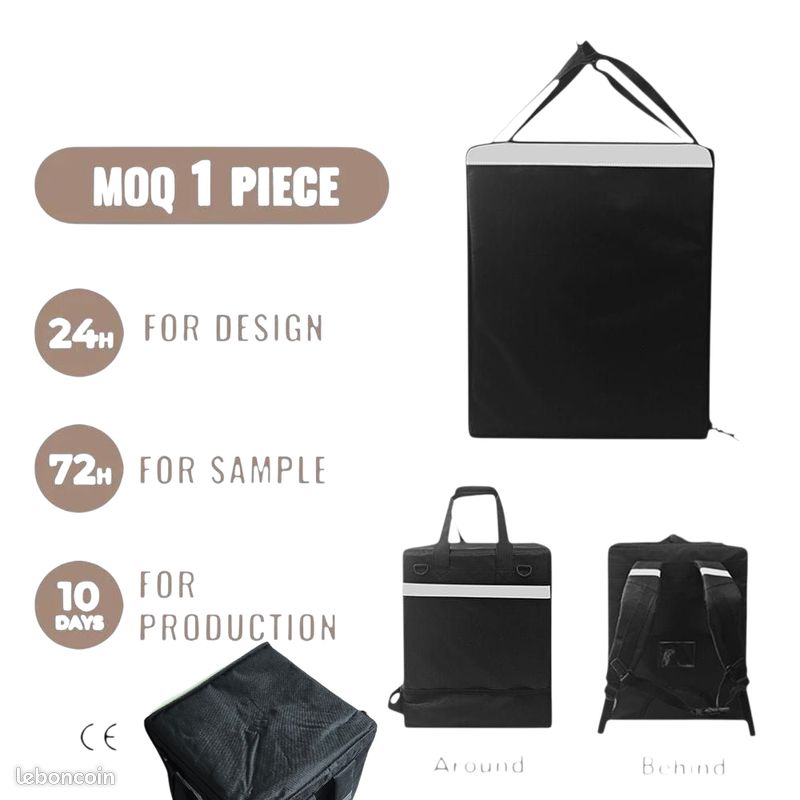 Sac à dos pour livraison taille 38*38*48cm (image 4)