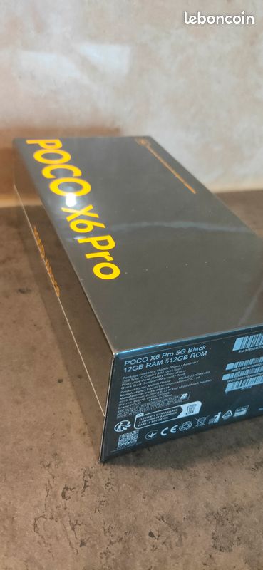 Téléphone Xiaomi = Poco X6 Pro 5G 512 Go _ 12 Go neuf encore sous blister avec facture et garantie (image 1)