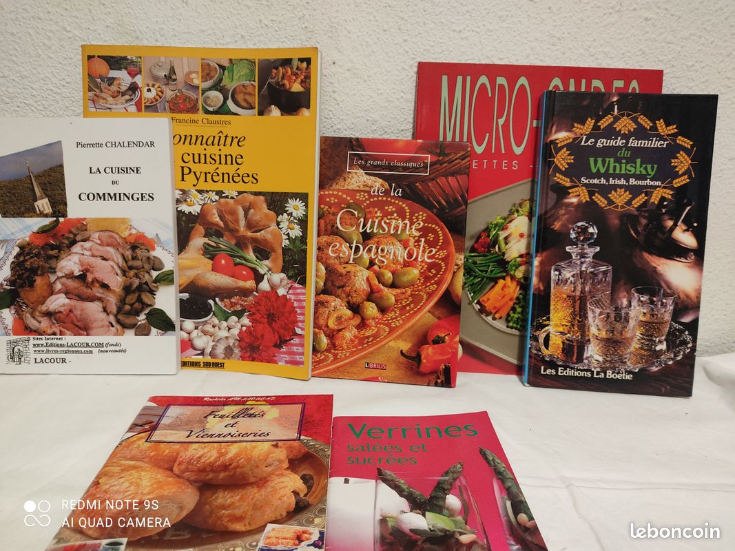 Lot livres de cuisine état neuf (image 1)