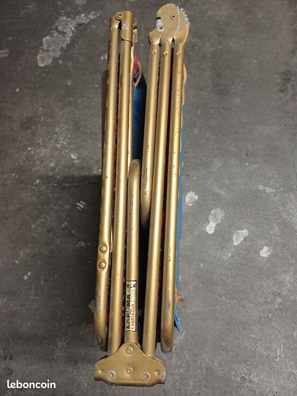 Lit vintage de camping pliable Lafuma (image 6)