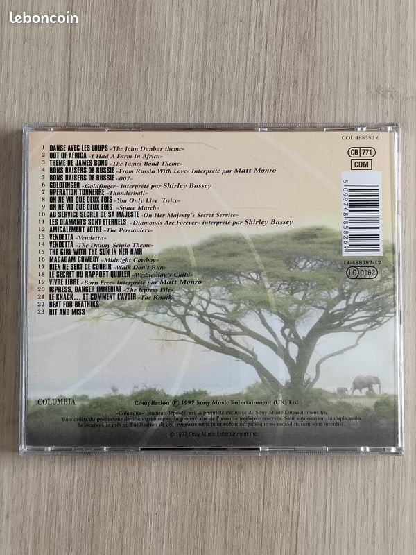 CD les plus belles musiques de John Barry (image 2)