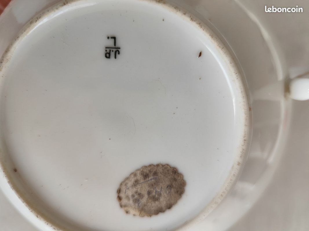 Ancien service à thé porcelaine Wedgwood Cavendish – En l’état (image 2)