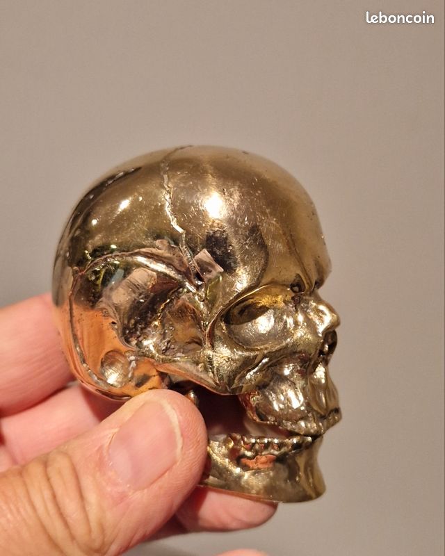 Tte de mort en bronze - Dcoration