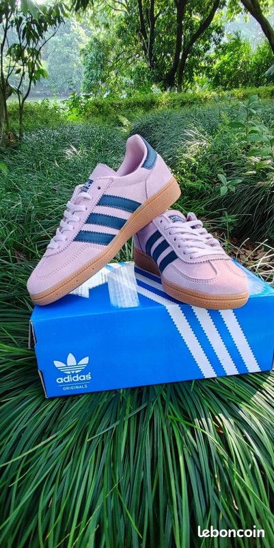 Adidas Originals Handball Spezial Rose et Bleu (image 5)
