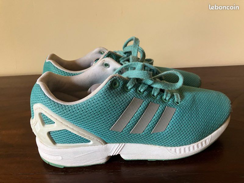 Baskets Adidas Adidas Zx Flux Homme Vert Baskets Modèle ZX Vert