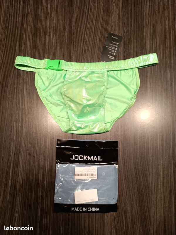 Slips En Cuir De Mouton Vert Pour Hommes - Paire De 2 - Tailles 28 à 48 - Neuf Avec étiquettes