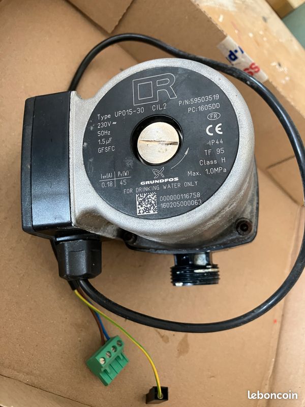 Dedietrich MCR MCX 24-28BIC circulateur 15/30 (image 2)