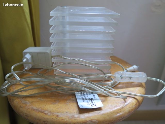 Jolie Lampe déco en plexi - Vintage Ikea 1980 (image 7)