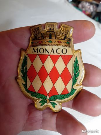 Emblème a coudre MONACO logo vintage - Collection