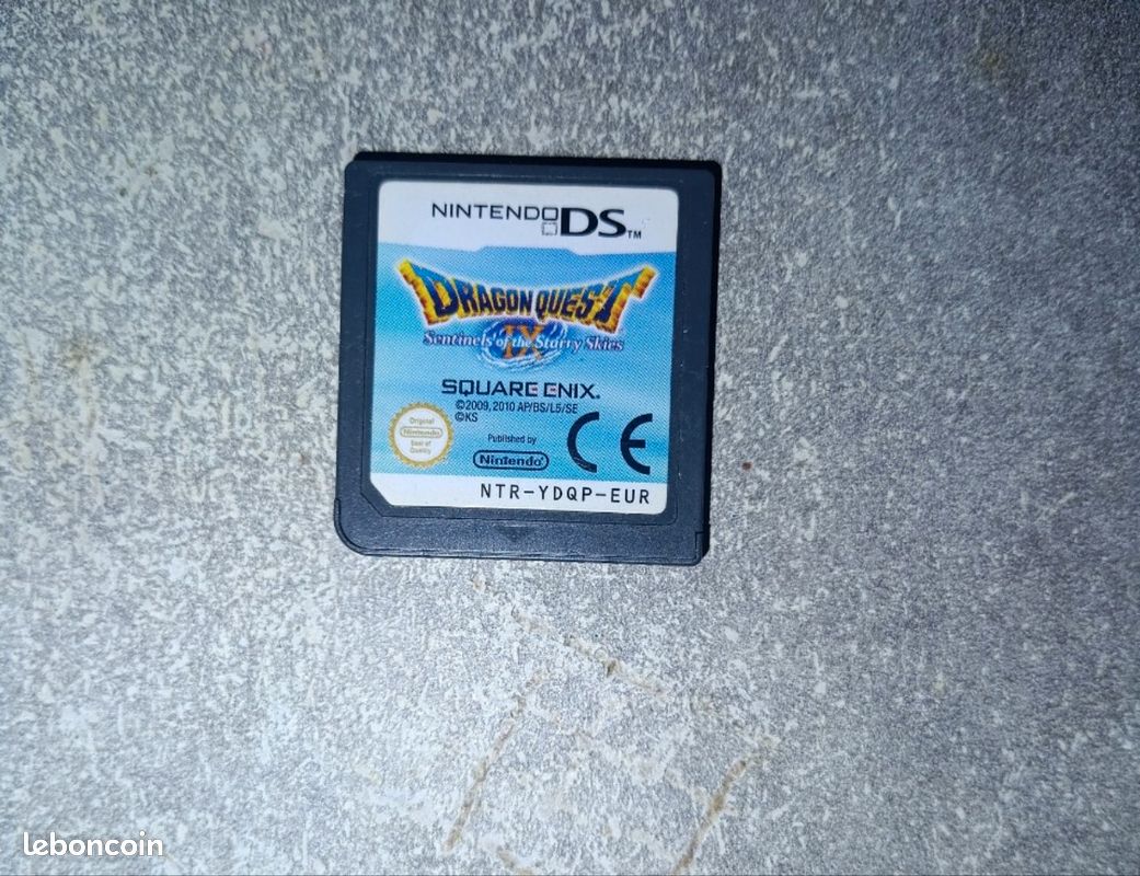 Jeu Nintendo DS Dragon Quest IX: Sentinels Of The Starry Skies - Version PAL, Bon état, Boîtier Complet