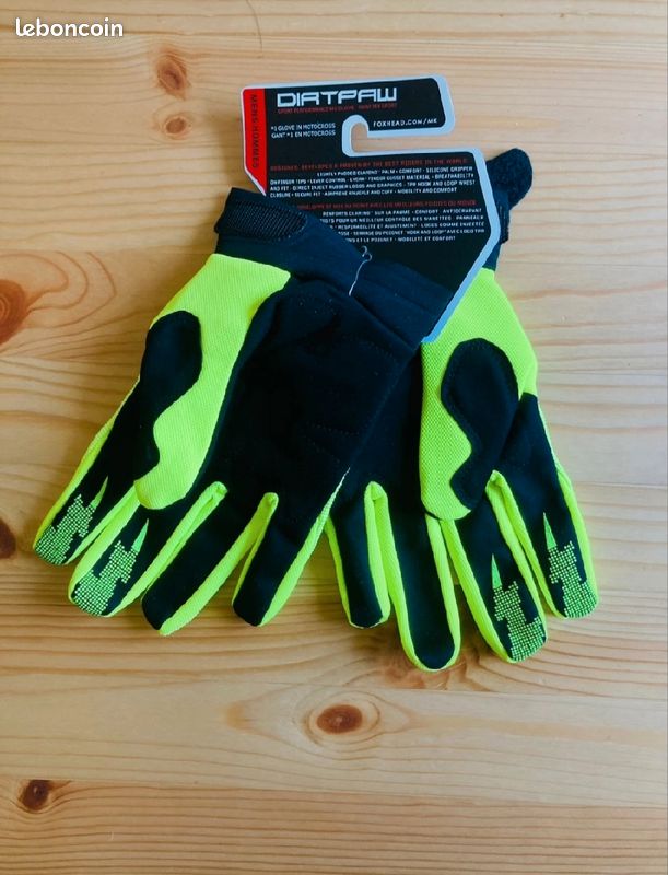 Gants FOX Dirtpaw 2024 Fluo Jaune