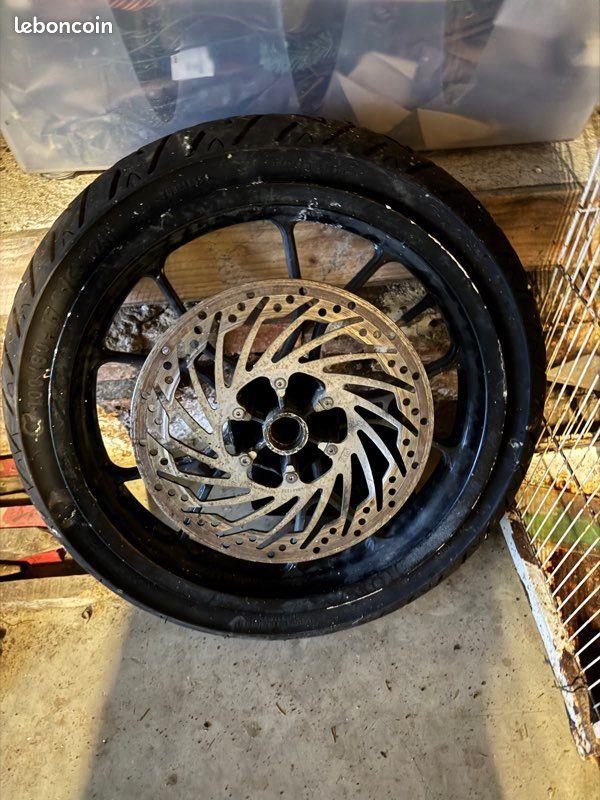 Roue Avant Avec Pneu Et Jante Pour Italjet Dragster 50 (années 98-03) - Occasion