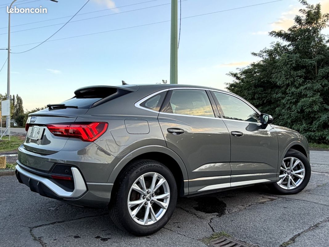 AUDI Q3 SPORTBACK 35 TFSI 150 ch S tronic 7 S line 1ère MAIN/CUIR/NAVI MMI/FULL LED/CAMERA/ACC/HISTORIQUE COMPLET/GAR (image 10)
