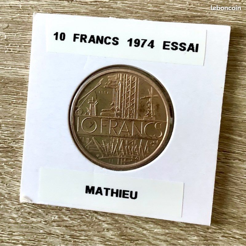 Lot De Pièces De 10 Francs Mathieu - France - 1974-1987 (cupro Nickel Alu)