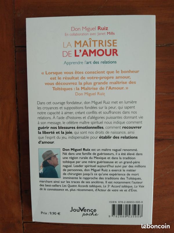 Don Miguel Ruiz "La maîtrise de l'amour, Apprendre l'art des relations" (image 2)