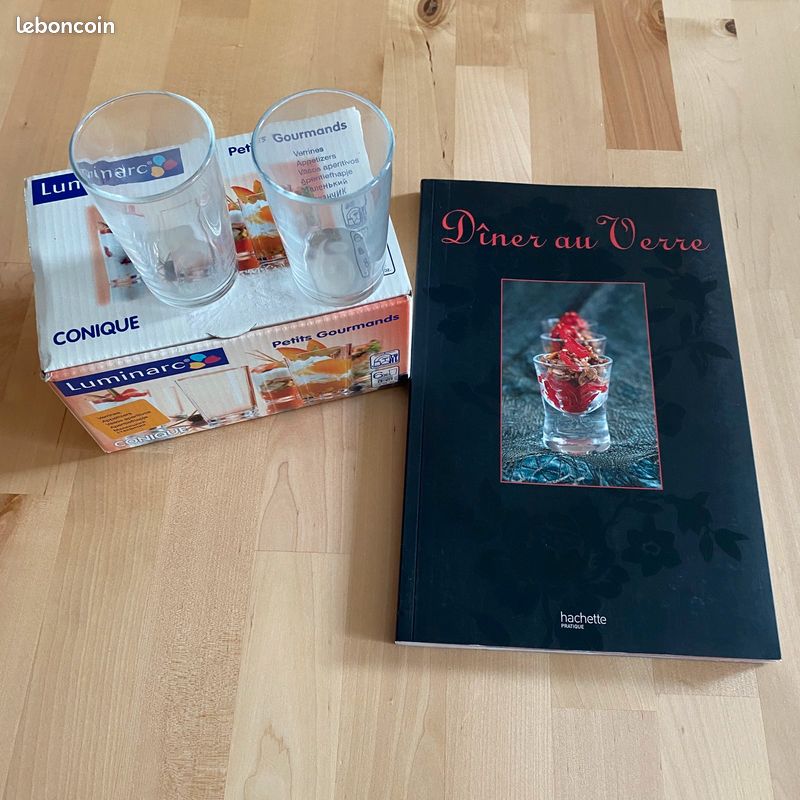 Lot de verrines & livre de recettes (image 1)