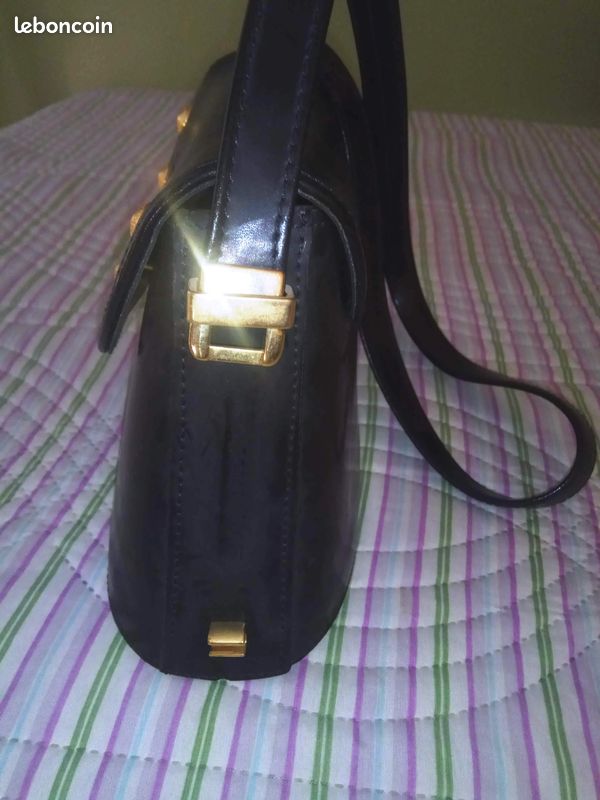 Sac en cuir noir (image 3)