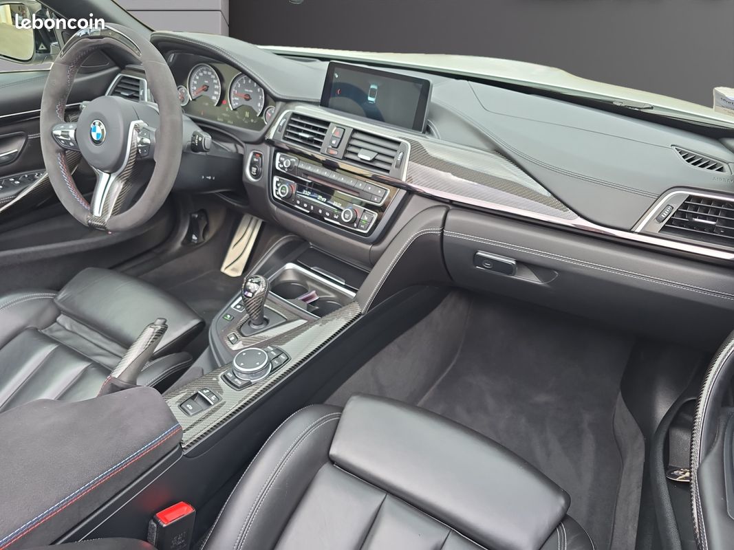 BMW SERIE 4 F83 M4 PACK COMPETITION DKG7 Cabriolet - 3.0i 450Ch - Garantie 12 mois (image 11)