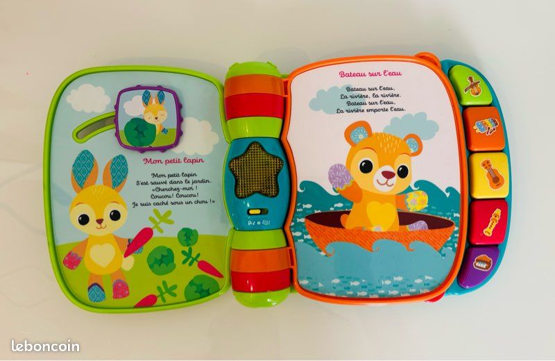 Vtech super livre enchanté des baby loulous 6-36 mois +50 chansons mélodies sons et phrases 6 comptines livre interactif parlant musical éducatif instruments de musique couleurs lot SOP77 (image 4)
