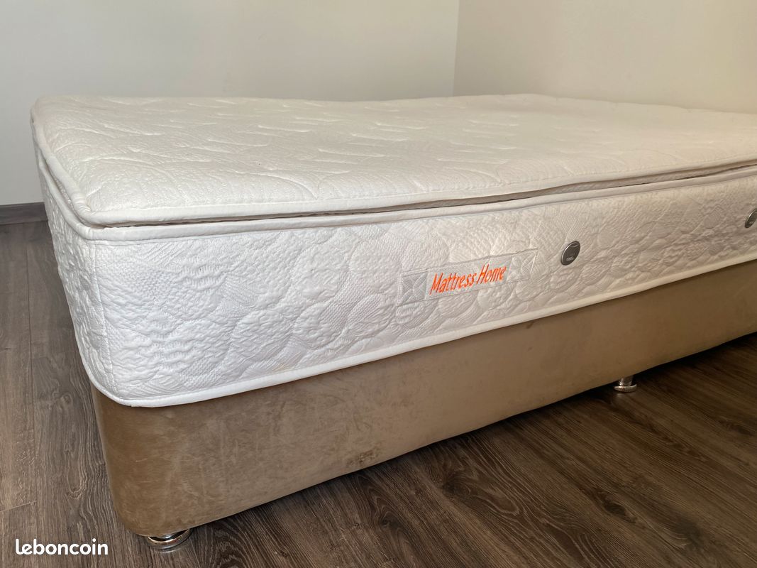 Lit avec matelas (140x200) (image 2)