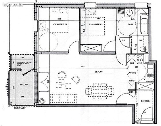 Appartement 3 pièces 66 m² (image 5)