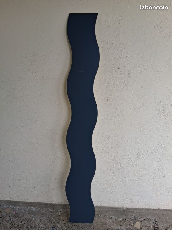 Grand miroir ondulé (160 x 20 cm) (image 7)