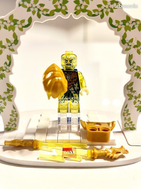 LEGO Ninjago / Crystalized - Figurine Jay (Golden Dragon) - njo797 - Complet (image 6)