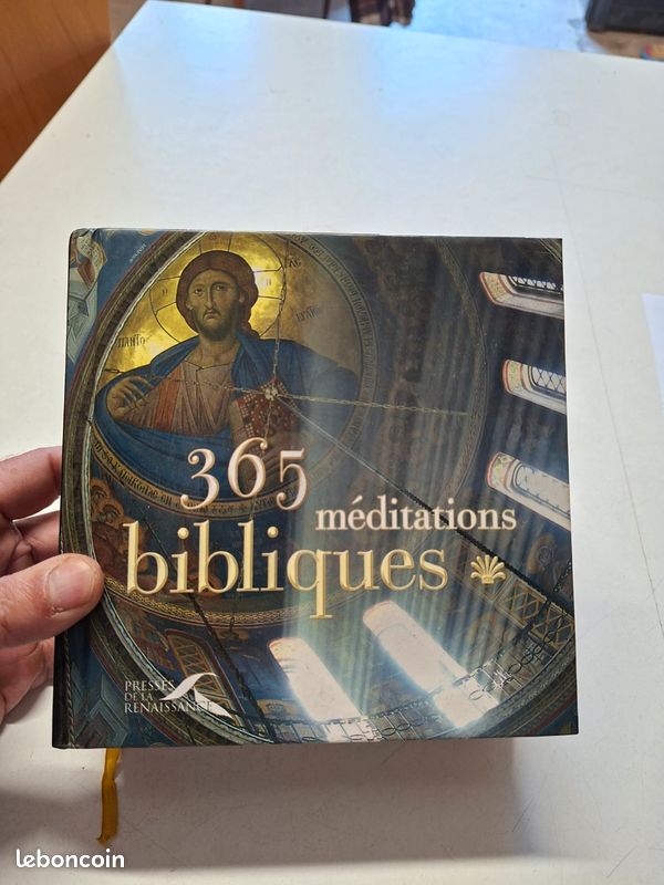 C7: 365 Méditations bibliques Livre relié illustré Presse de la Renaissance (image 1)
