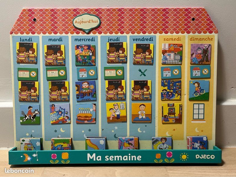 Ma semaine - tableau magnétique (image 1)