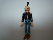 Barval - Figurine Articulée Neveu Donald Jouant Du Tambour  En Boite 1970 1980 Espagne