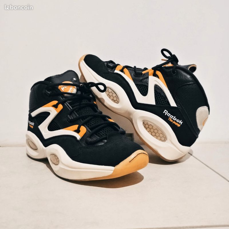 HOT Lamon Reebok Question Mid Homme Argent Reebok