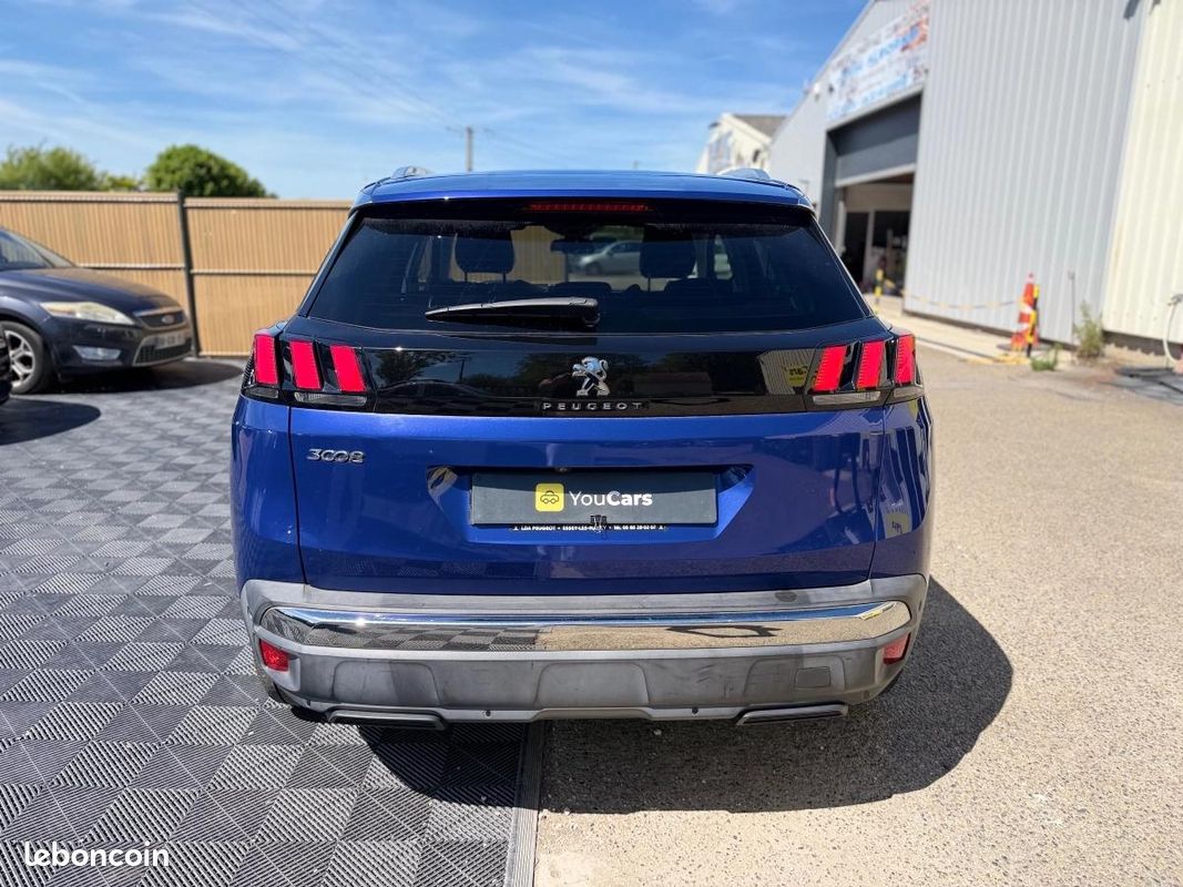 Peugeot 3008 GENERATION-II 2.0 BLUEHDI 150 GT LINE - CARPLAY - COURROIE OK - CAMERA 360 (image 4)