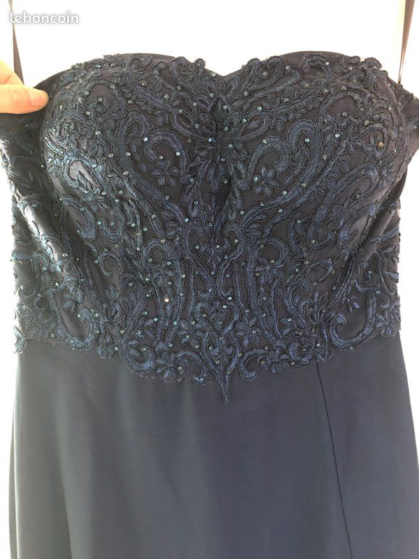 Robe bustier bleue (image 3)