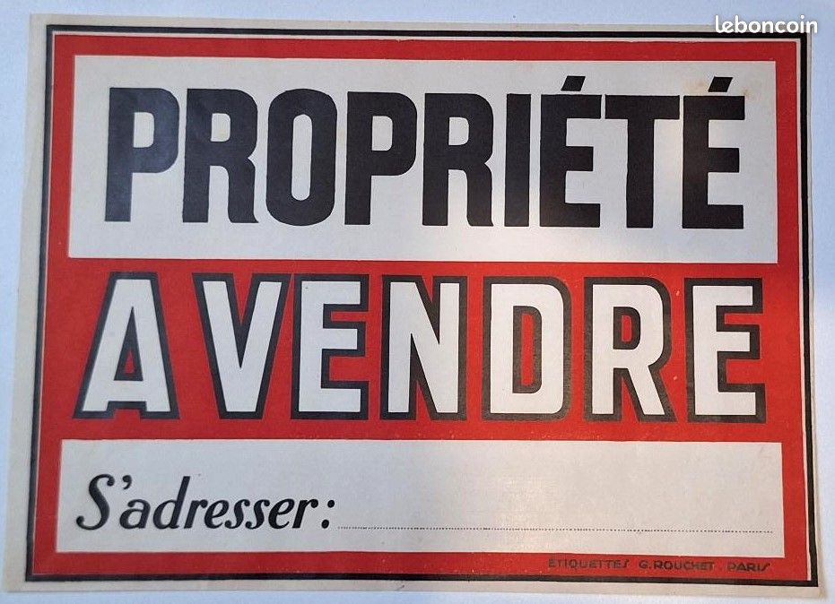 Lot exceptionnel et rare de 29 affiches différentes vintage authentiques - Signalétique ancienne (image 4)
