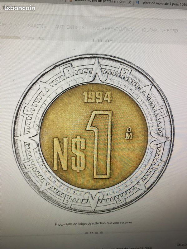 Numismatique du MEXIQUE " 5 pièces de monnaie " (image 8)