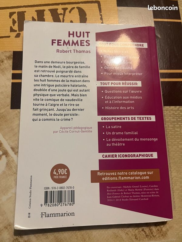 Livre Huit Femmes de Robert Thomas (image 2)