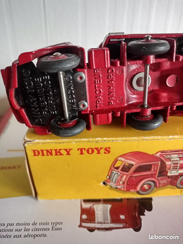 Jouet Dinky Toys Vintage - Tracteur Panhard SNCF - Années 70 - Métal - Fabriqué En France Par Meccano - Occasion Bon état