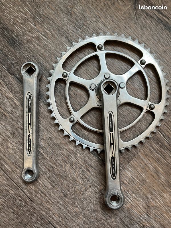 Pédalier Vélo Ancien SR Sakae – 170 Mm, 110 BCD, Carré, Alliage, Japon