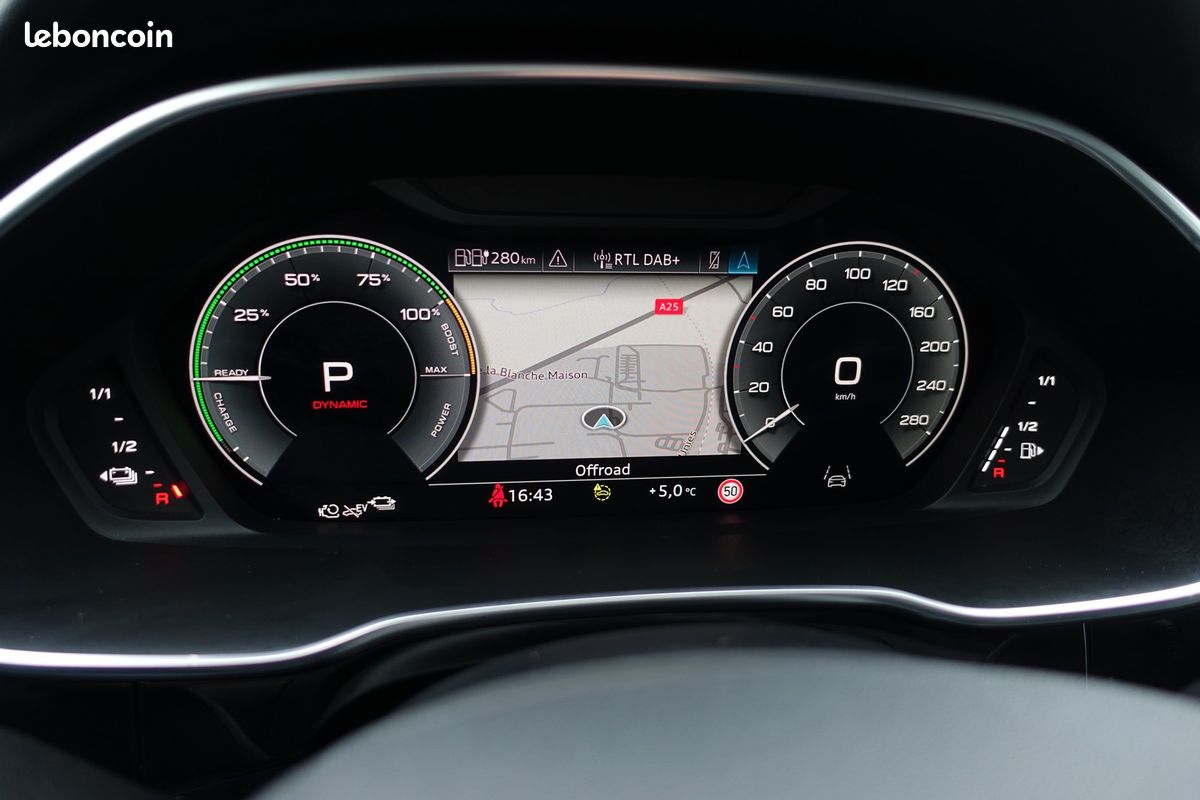 Q3 Sportback 45 Tfsi e S-Tronic 245ch Hybride Rechargeable Virtual cockpit/Cuir chauffants/Gps Europe/Caméra/Carplay/Hayon électrique/1*Main/Garantie 12 mois (image 11)