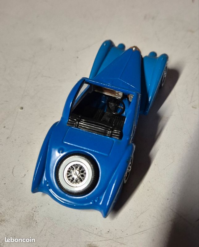 Bugatti Type 57S Atalante 1939 - Solido 1/43 - Jaune - Miniature Publicitaire France - Occasion