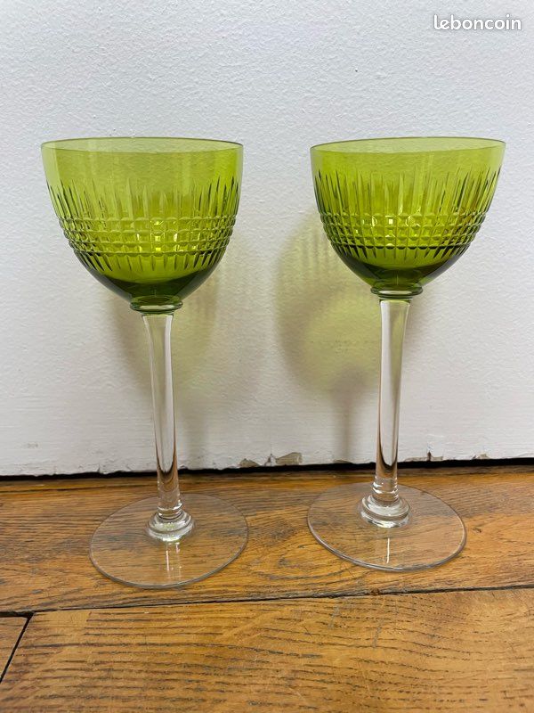 Flûtes à champagne Baccarat Mille et une nuits couleurs
