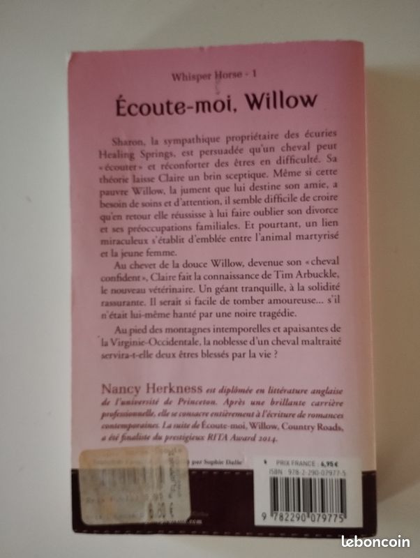 Roman cheval Ecoute-moi Willow Nacy HERKNESS (image 2)