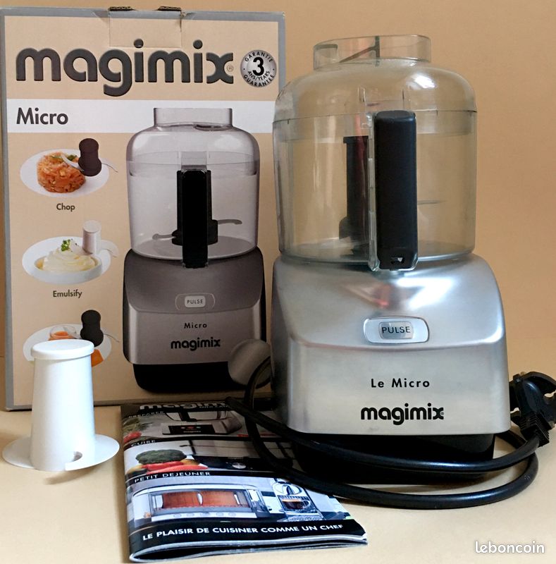 Hachoir- Mixeur Magimix Micro Chromé Mat (image 1)