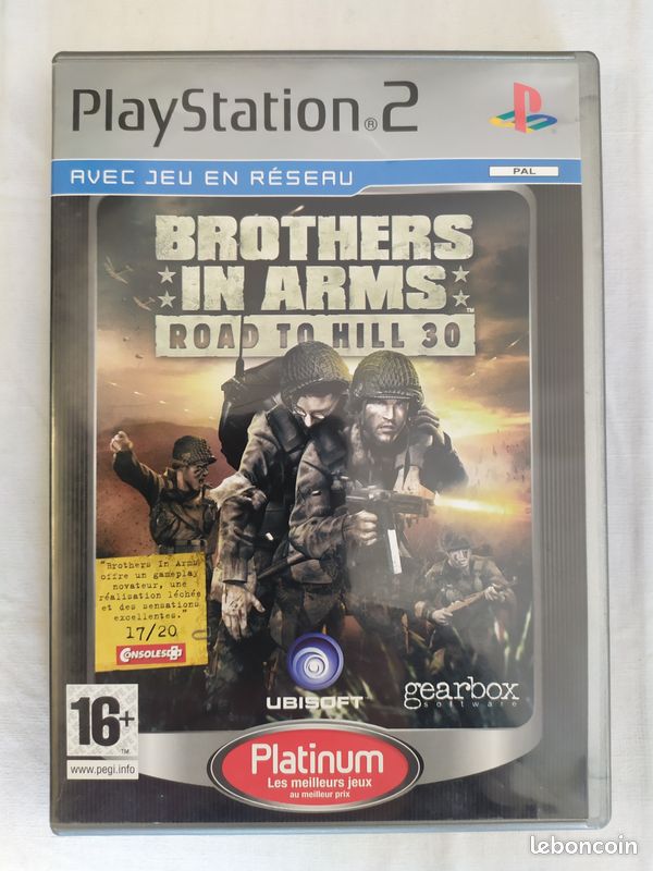 Jeu "Brothers in Arms-Road to Hill 30" / Sony Playstation 2 (PS2) / PAL (image 1)